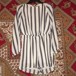 Charlotte Russe Vertical Stripped Jumper.